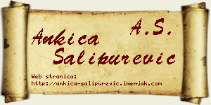 Ankica Šalipurević vizit kartica